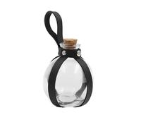 Mystic Flask Carrier - Cintura per pozioni magiche scure, portabottiglie in sughero, accessorio per costume rinascimentale, piccole bottiglie rotonde per pozioni, set per mago, fata, renfaire, feste