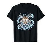 Mystic Ice Lynx Wildcat Winter Spirit Power Maglietta