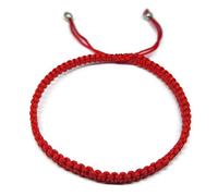 MYSTIC JEWELS - Bracciale Kabbalah in filo rosso, amuleto, protezione male dell'occhio, buona fortuna, buona fortuna, Talla única, Senza metallo, Nessuna pietra preziosa