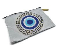 MYSTIC JEWELS - Portamonete per carte, chiavi - design Occhio per buona fortuna - Traditional (15 x 10 cm), Modello 4, Portafogli