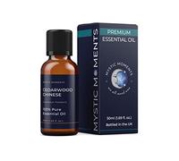 Mystic Moments | Cedarwood cinese Olio essenziale 50 ml - olio puro e naturale per diffusori, aromaterapia e massaggio miscele senza OGM vegano
