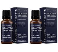 Mystic Moments | Eucalipto citriodora Olio essenziale 10 ml - olio puro e naturale per diffusori, aromaterapia e massaggio miscele senza OGM vegano (Confezione da 2)