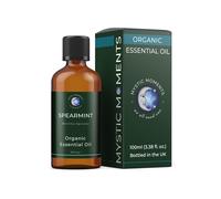 Mystic Moments Menta Olio Essenziale Organico - 100% Puro - 100ml