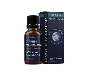 Mystic Moments | Olio essenziale blu australiano Cypress 10 ml - olio puro e naturale per diffusori, aromaterapia e massaggio miscele senza OGM vegano