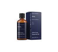Mystic Moments | Olio essenziale di basilico 100 ml - olio puro e naturale per diffusori, aromaterapia e massaggio miscele senza OGM vegano