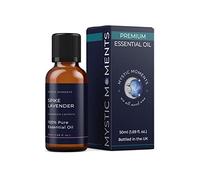 Mystic Moments | Olio essenziale di lavanda a spike 50 ml - olio puro e naturale per diffusori, aromaterapia e massaggio miscele senza OGM vegano