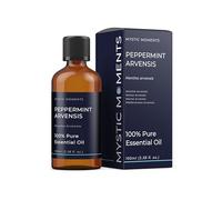 Mystic Moments | Peppermint Arvensis Olio essenziale 100 ml - Olio puro e naturale per diffusori, aromaterapia e massaggio miscele senza OGM vegano