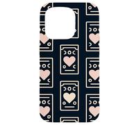 Mystic Moon Tarocchi Carte Cuore Modello Strega Dea Wicca Custodia per iPhone 15 Pro