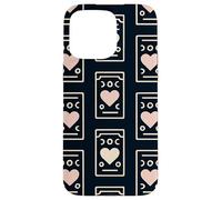 Mystic Moon Tarocchi Carte Cuore Modello Strega Dea Wicca Custodia per iPhone 15 Pro Max