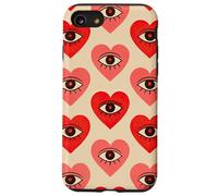 Mystic Moon Tarocchi Carte Cuore Modello Strega Dea Wicca Custodia per iPhone SE (2020) / 7/8