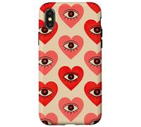 Mystic Moon Tarocchi Carte Cuore Modello Strega Dea Wicca Custodia per iPhone X/XS