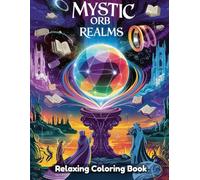 Mystic Orb Realms: Fantasy Coloring Book for Adults - Enchanted Crystal Spheres, Magical Landscapes, Floating Islands, Cosmic Portals, Mystical Nature Scenes, Detailed Fantasy Line Art Designs