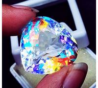 Mystic Quarzo a Forma di Pera Certificato Loose Gemma 37.60 KT Con Omaggio