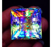 Mystic Quarzo Colorato Tra 70 A 80 KT Certificato Loose Gemme