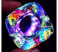 Mystic Quarzo Cuscino Forma Certificato Loose Gemma 235 + KT Con Omaggio