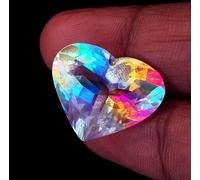 Mystic Quarzo Loose Gemma 13 A 15 KT Certificato Con Omaggio