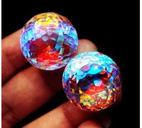 Mystic Quarzo Tra 45 A 55 KT Certificato Paio Loose Gemma Con Omaggio