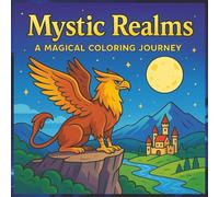 Mystic Realms: A Magical Coloring Journey: 8.5 X 8.5 | Coloring Book for Kids | Activity Book for Kids from Age 3-5, 6-8 years