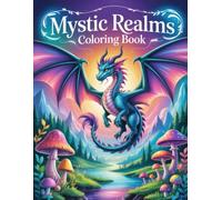 Mystic Realms Coloring Book: Escape into Fantastical Worlds with Magical Landscapes and Enchanted Creatures for Adults and Teens Who Love Relaxation and Creative Expression