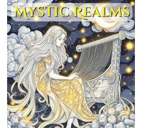 Mystic Realms: Stress-Relief Coloring for Adults