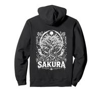 Mystic Sakura Bloom And Vanish Samurai Albero Felpa con Cappuccio
