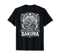 Mystic Sakura Bloom And Vanish Samurai Albero Maglietta