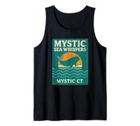 Mystic Sea Whispers Camicia Retro Balena Tramonto Oceano Mistico CT Canotta