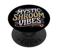 Mystic Shroom Vibes Mushroom Fungi PopSockets PopGrip Adesivo