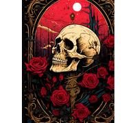 Mystic Skulls & Roses: 160-Page Lined Notebook for Witchy Tarot, Spells, and Shadow Work