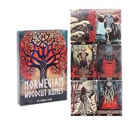 Mystic Tarot Deck - Set di carte per l'apprendimento della divinazione, confezione da 24 pezzi per principianti con guida, stile oracolo di carta con simbolo, accessorio per meditazione spirituale