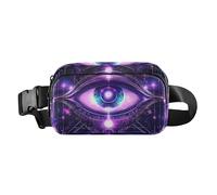 Mystic Tarot - Marsupio a tracolla alla moda con occhi astrologici, per donne e uomini, mini borsa a tracolla con cinghia regolabile, per viaggi, corsa, escursionismo, Tarocchi astrologici mistici, 1