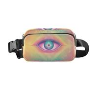 Mystic Tarot - Marsupio con occhi astrologici, alla moda, unisex, multiuso, con cinghia regolabile, per ciclismo, escursionismo, palestra, Tarocchi astrologici mistici, 1 size