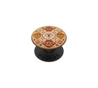 Mystical All Seeing Eye Mosaic Geometria Sacra Botanica Sym PopSockets PopGrip Adesivo