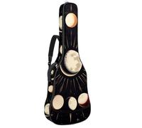 Mystical and Magical Moon and Purple Butterfly - Custodia per chitarra acustica, imbottita, impermeabile, per chitarre da 40, 41 e 42 pollici, Multicolore 09, 42.9x16.9x4.7 in, Zaino casual