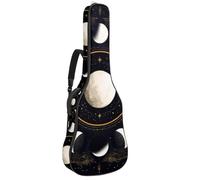 Mystical and Magical Moon and Purple Butterfly - Custodia per chitarra acustica, imbottita, impermeabile, per chitarre da 40, 41 e 42 pollici, Multicolore 04, 42.9x16.9x4.7 in, Zaino casual