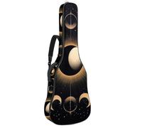 Mystical and Magical Moon and Purple Butterfly - Custodia per chitarra acustica, imbottita, impermeabile, per chitarre da 40, 41 e 42 pollici, Multicolore 05, 42.9x16.9x4.7 in, Zaino casual