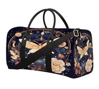 Mystical Butterfly Flower - Borsa sportiva da palestra per uomini e donne, impermeabile, pieghevole, da viaggio, leggera, da portare con sé, per allenamento in ospedale