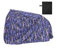Mystical - Copertura impermeabile per cyclette, motivo: fiori viola