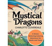 Mystical Dragons: A Stress-Relieving Coloring Adventure for Adults and Teens with 50 Unique Illustrations