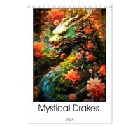 Mystical Drakes (Desk Calendar 2026 DIN A5 portrait), CALVENDO 12 Month DeskCalendar: Discover the enchanting world of dragons surrounded by lush ... journey through imagination and art.