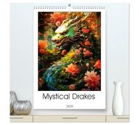 Mystical Drakes (High Quality Premium Wall Calendar 2026 DIN A2 portrait),CALVENDO 12 Month Wall Calendar: Discover the enchanting world of dragons ... journey through imagination and art.
