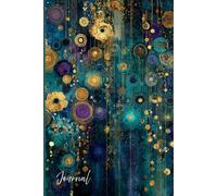 Mystical Egyptian Glow Journal: A Magical Notebook with Metallic Gold Accents, Teal, Turquoise, Dark Blue, Purple & Yellow Patterns