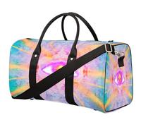 Mystical Eye - Borsone da viaggio per donne, uomini, bambini, ragazze, ragazzi, 22,7 l, borsa da viaggio per fine settimana, borsa a tracolla per sport, palestra, viaggi, Colore, 22.7 L, Organizer per