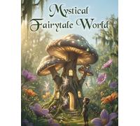 Mystical Fairytale World: 50 magical illustrations | Fairytale, creative coloring book with magical animals | fairies, dragons, and mythical creatures for children and teens