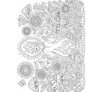 Mystical Forest Colorable Notebook | A Unique Creative Journal with an Enchanted Cover to Personalize | Fantasy Art Gift