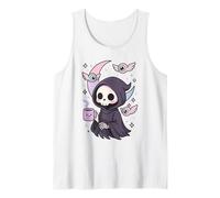 Mystical Grim Reaper, amante del caffè, pastello Nu Goth Canotta