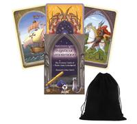 Mystical Lenormand Strato Carte Oracolo Esoteric Fortuna AGM Con Velluto Borsa