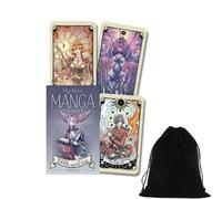 MYSTICAL MANGA Tarot Mini Carte Mazzo llewellyn Di Barbara Moore Con Borsa