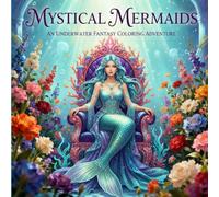 Mystical Mermaids An Underwater Fantasy Coloring Adventure: 50 Beautiful Mermaid & Ocean Scenes for Relaxation and Creativity