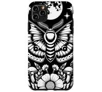 Mystical Moth Lunar Moon Art With Mushroom Botanical Nature Custodia per iPhone 11 Pro Max